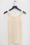 BASERANGE heart-shaped vest TOHT-RB-SP24 undyed